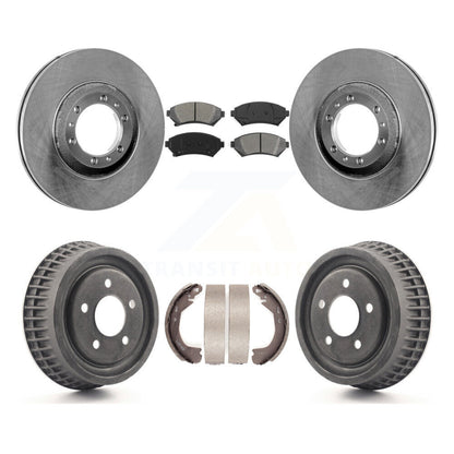 [Avant + Arrière] Kit de Disque et plaquette (semi-métallique) de frein pour Buick Century Chevrolet Venture Pontiac Montana Oldsmobile Silhouette Trans Sport K8S-103355