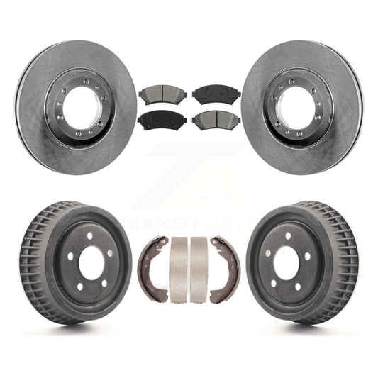 [Avant + Arrière] Kit de Disque et plaquette (semi-métallique) de frein pour Buick Century Chevrolet Venture Pontiac Montana Oldsmobile Silhouette Trans Sport K8S-103355