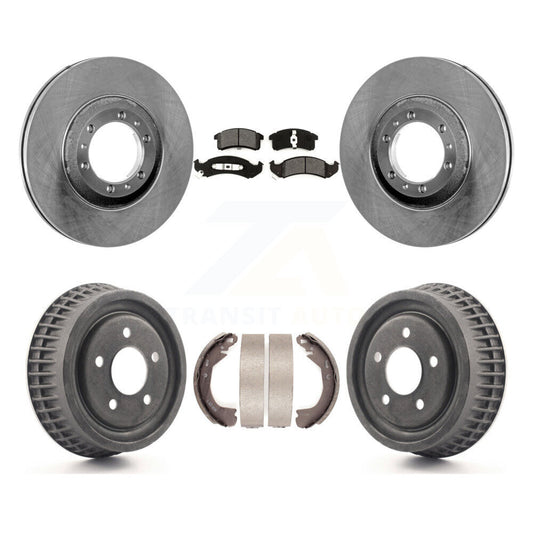[Avant + Arrière] Kit de Disque et plaquette (semi-métallique) de frein pour Buick LeSabre Oldsmobile 88 Pontiac Bonneville Park Avenue 98 Chevrolet Lumina APV Regency LSS Trans Sport Silhouette K8S-103357