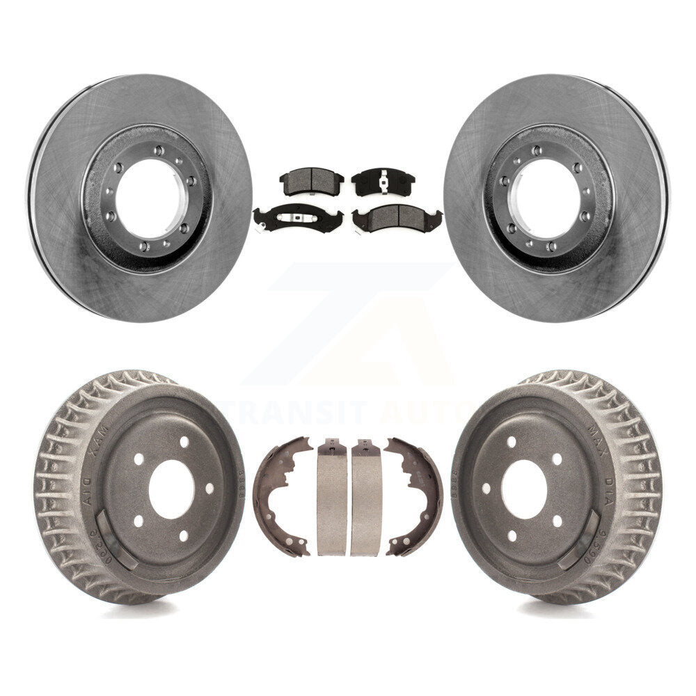 [Avant + Arrière] Kit de Disque et plaquette (semi-métallique) de frein pour Chevrolet Camaro Pontiac Firebird K8S-103359