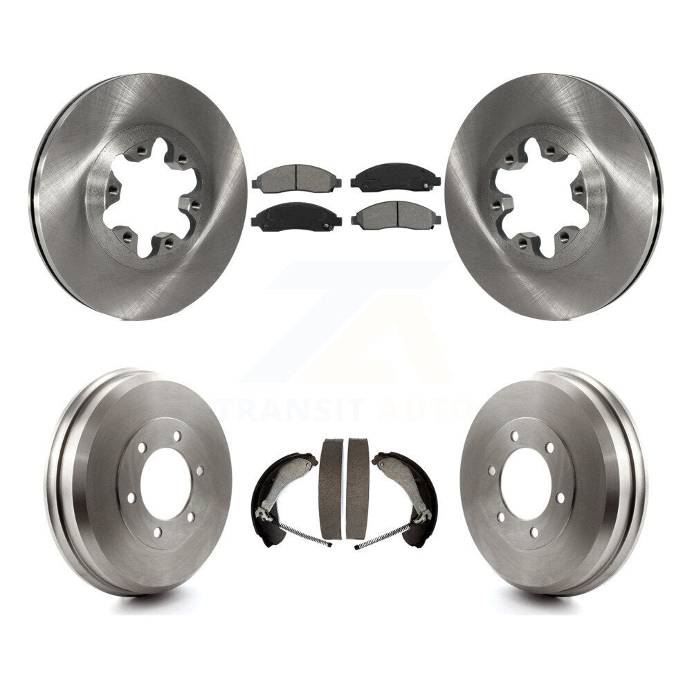 [Avant + Arrière] Kit de Disque et plaquette (semi-métallique) de frein pour Chevrolet Colorado GMC Canyon Isuzu i-290 i-280 i-370 i-350 K8S-103360