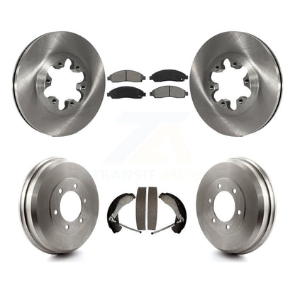 [Avant + Arrière] Kit de Disque et plaquette (semi-métallique) de frein pour Chevrolet Colorado GMC Canyon Isuzu i-290 i-280 i-370 i-350 K8S-103360