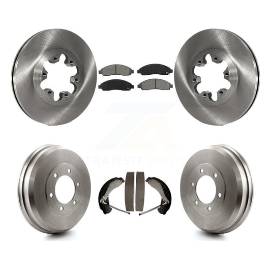 [Avant + Arrière] Kit de Disque et plaquette (semi-métallique) de frein pour Chevrolet Colorado GMC Canyon Isuzu i-290 i-280 i-370 i-350 K8S-103360