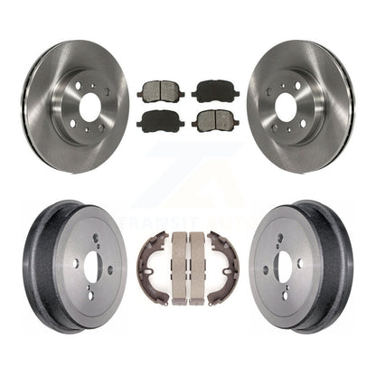 [Avant + Arrière] Kit de Disque et plaquette (semi-métallique) de frein pour Toyota Corolla Chevrolet Prizm K8S-103361