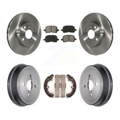 [Avant + Arrière] Kit de Disque et plaquette (semi-métallique) de frein pour Toyota Corolla K8S-103362