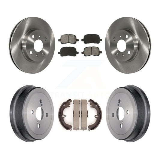 [Avant + Arrière] Kit de Disque et plaquette (semi-métallique) de frein pour Toyota Corolla K8S-103362