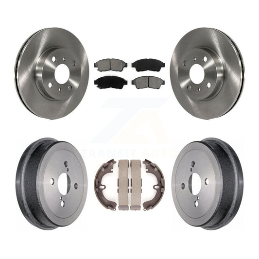 [Avant + Arrière] Kit de Disque et plaquette (semi-métallique) de frein pour 1993-1997 Toyota Corolla Geo Prizm K8S-103363