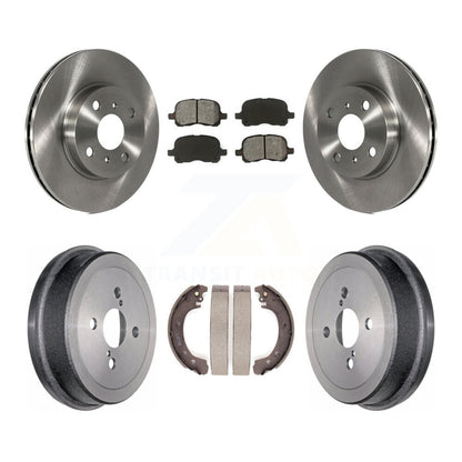 [Avant + Arrière] Kit de Disque et plaquette (semi-métallique) de frein pour 2002 Toyota Corolla From 04 02 K8S-103364