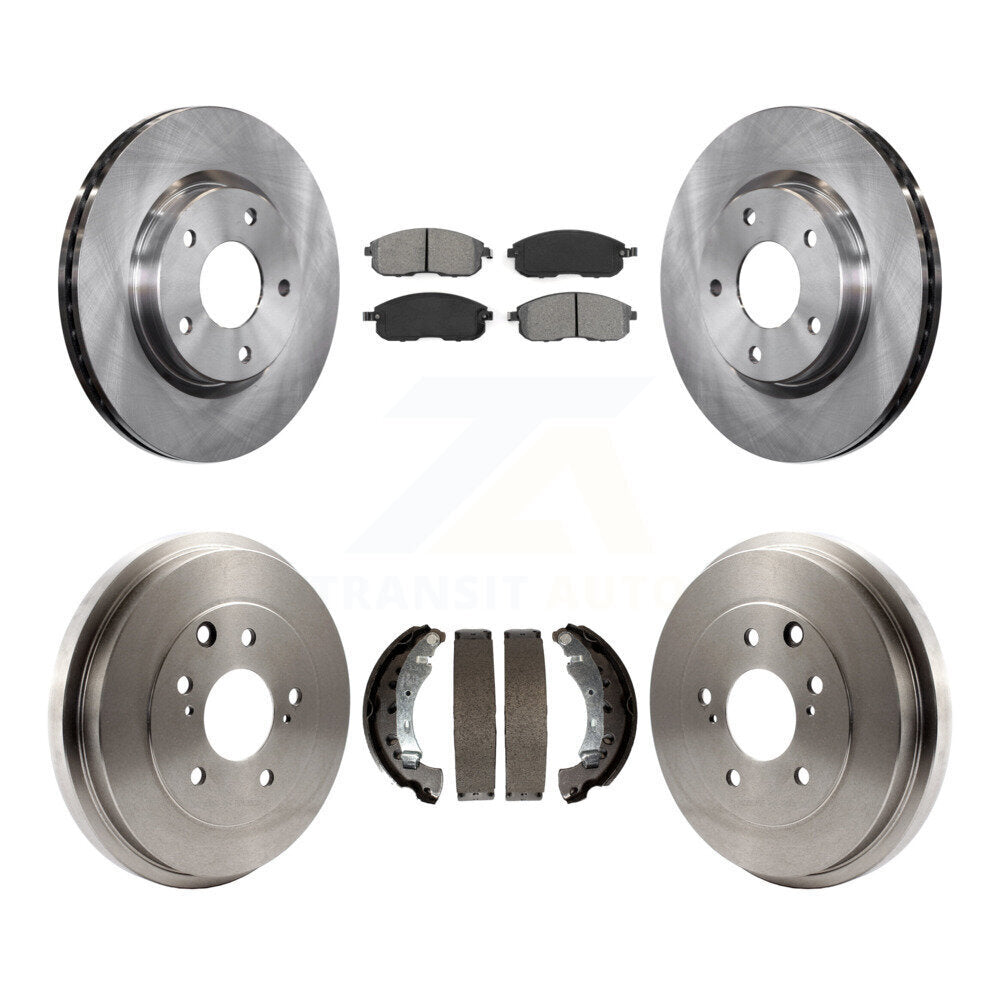 [Avant + Arrière] Kit de Disque et plaquette (semi-métallique) de frein pour Nissan Sentra K8S-103365