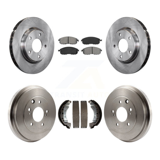 [Avant + Arrière] Kit de Disque et plaquette (semi-métallique) de frein pour Nissan Sentra K8S-103365
