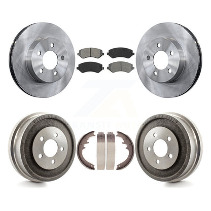 [Avant + Arrière] Kit de Disque et plaquette (semi-métallique) de frein pour 2002 Jeep Liberty K8S-103367