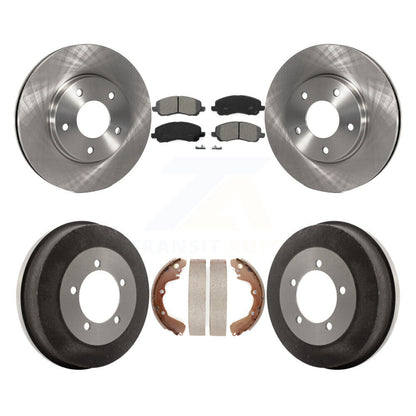 [Avant + Arrière] Kit de Disque et plaquette (semi-métallique) de frein pour Chrysler Sebring Mitsubishi Dodge Stratus Eclipse Galant K8S-103368