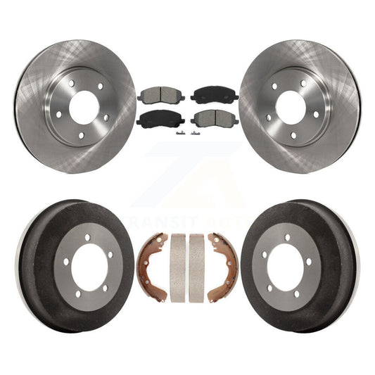 [Avant + Arrière] Kit de Disque et plaquette (semi-métallique) de frein pour Chrysler Sebring Mitsubishi Dodge Stratus Eclipse Galant K8S-103368