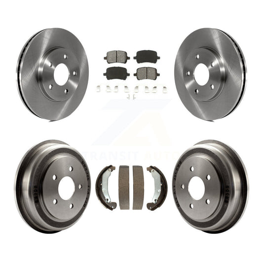 [Avant + Arrière] Kit de Disque et plaquette (semi-métallique) de frein pour Chevrolet HHR K8S-103372