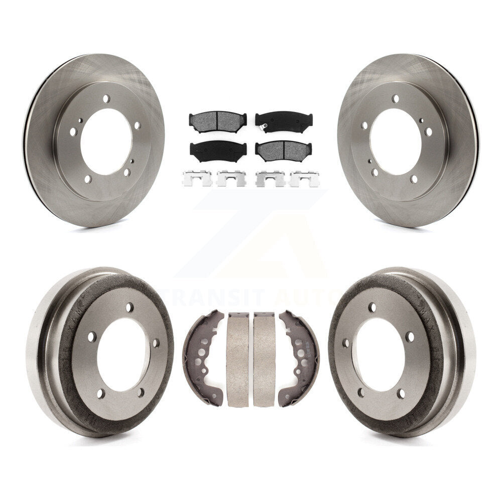 [Avant + Arrière] Kit de Disque et plaquette (semi-métallique) de frein pour 2000-2004 Chevrolet Tracker Suzuki Vitara K8S-103373
