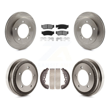 [Avant + Arrière] Kit de Disque et plaquette (semi-métallique) de frein pour 2000-2004 Chevrolet Tracker Suzuki Vitara K8S-103373