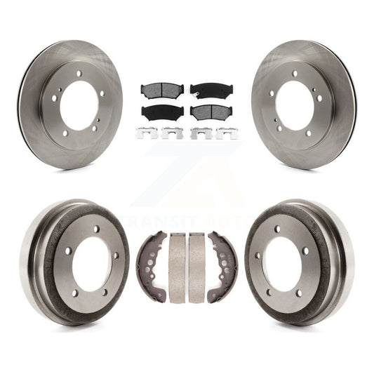 [Avant + Arrière] Kit de Disque et plaquette (semi-métallique) de frein pour 2000-2004 Chevrolet Tracker Suzuki Vitara K8S-103373