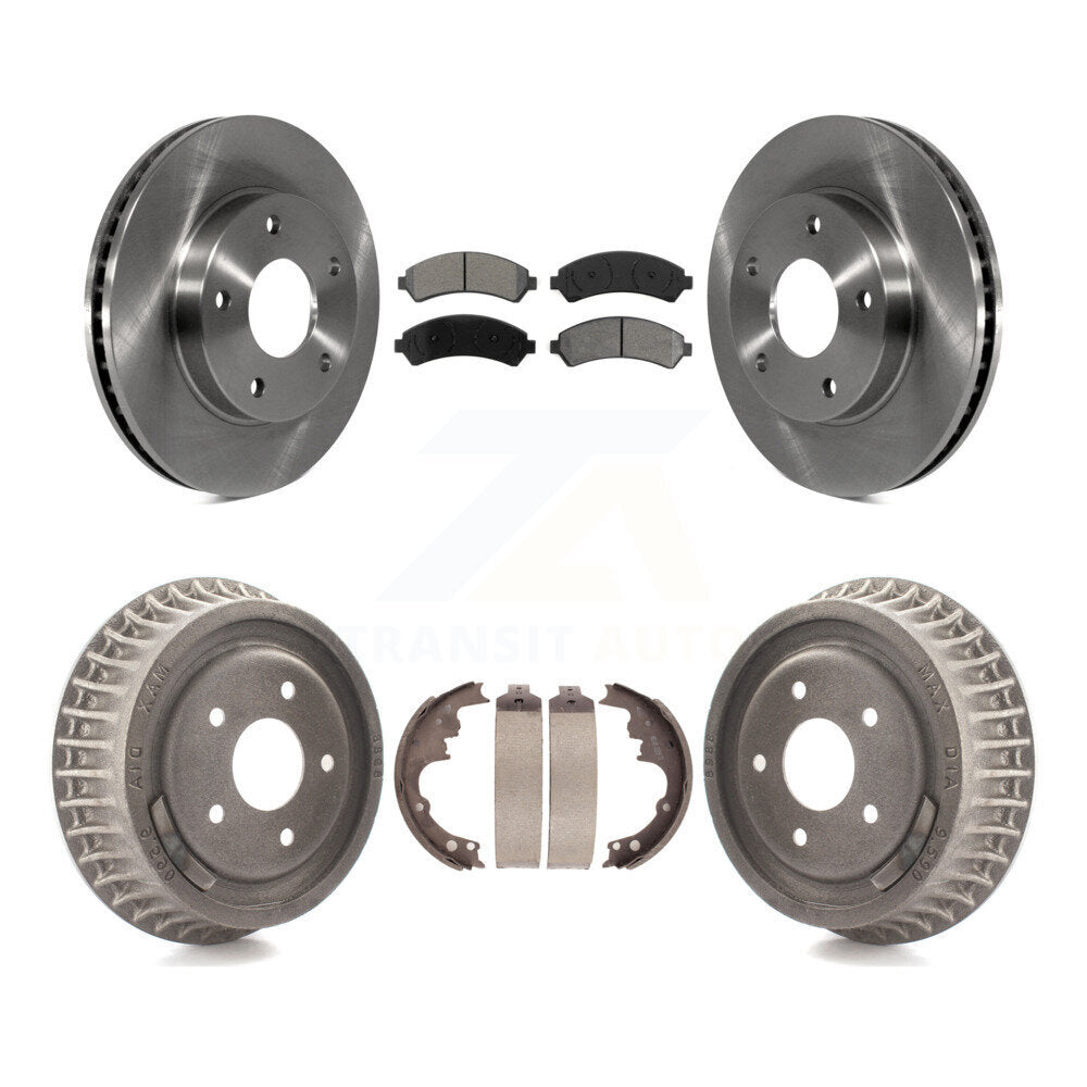 [Avant + Arrière] Kit de Disque et plaquette (semi-métallique) de frein pour 1998-2003 Chevrolet S10 4WD K8S-103383