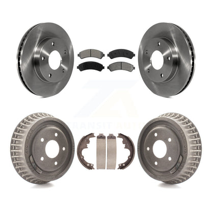 [Avant + Arrière] Kit de Disque et plaquette (semi-métallique) de frein pour 1998-2003 Chevrolet S10 4WD K8S-103383