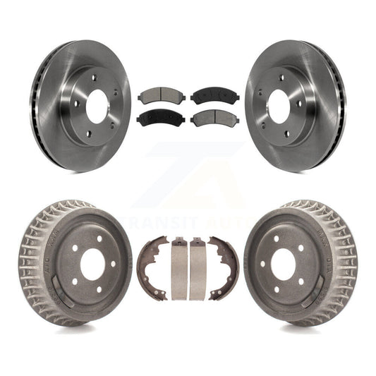 [Avant + Arrière] Kit de Disque et plaquette (semi-métallique) de frein pour 1998-2003 Chevrolet S10 4WD K8S-103383
