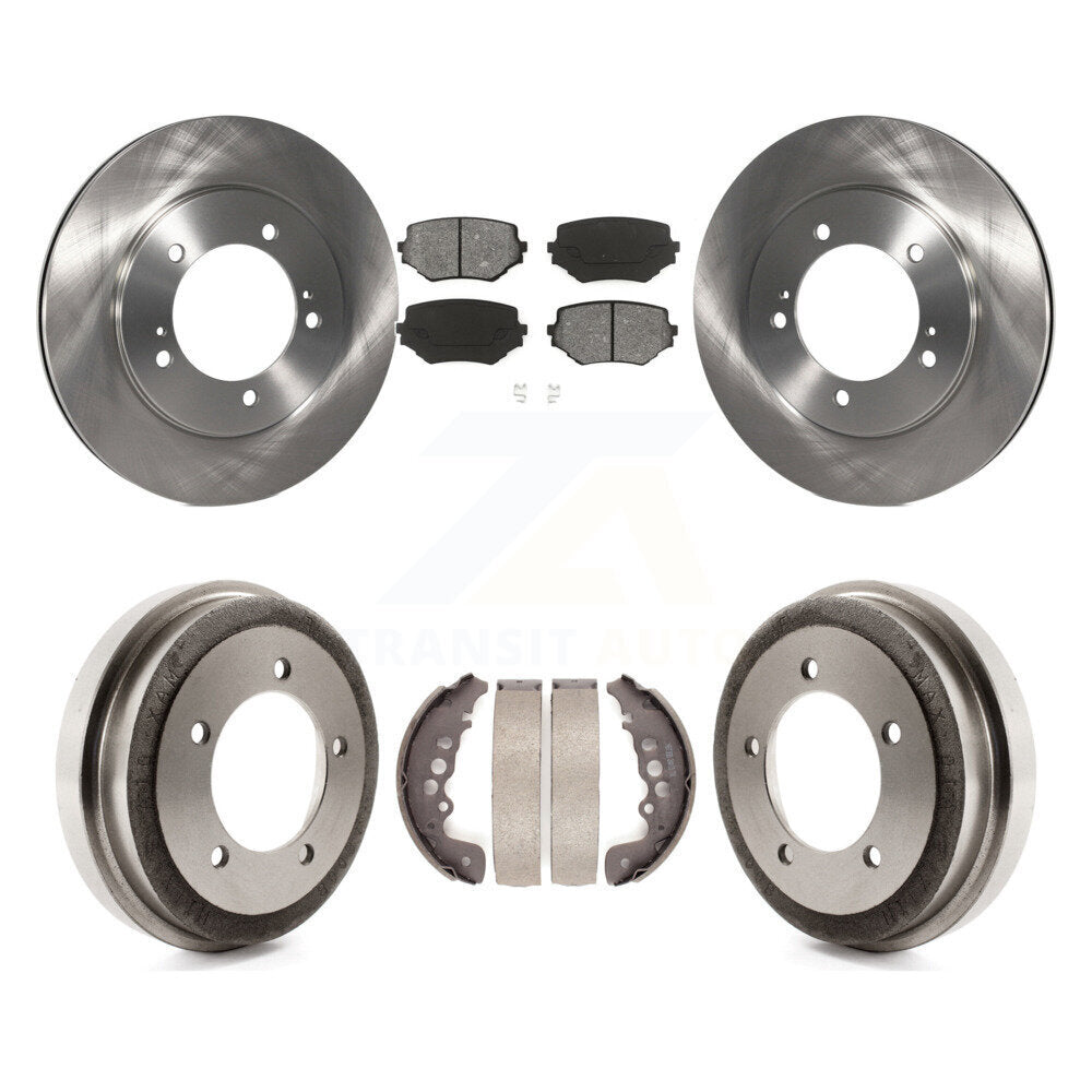 [Avant + Arrière] Kit de Disque et plaquette (semi-métallique) de frein pour Suzuki Grand Vitara K8S-103384