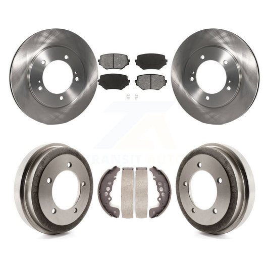 [Avant + Arrière] Kit de Disque et plaquette (semi-métallique) de frein pour Suzuki Grand Vitara K8S-103384