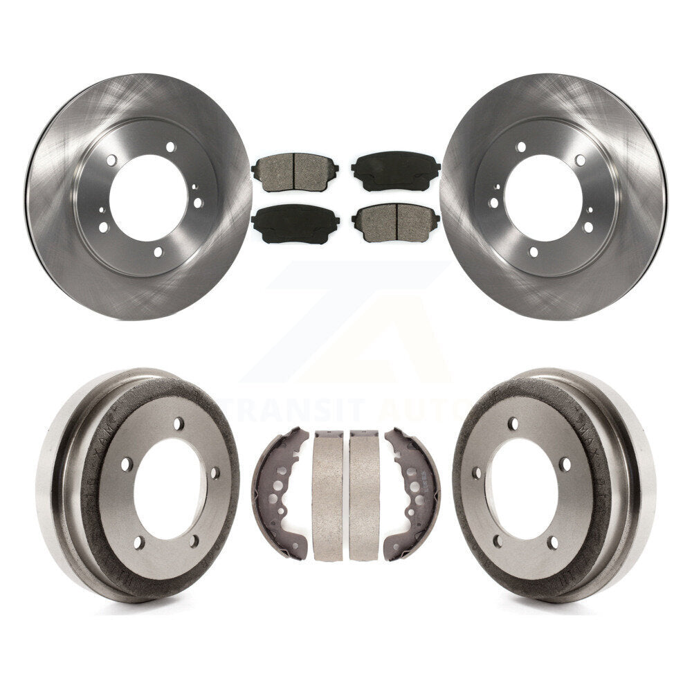 [Avant + Arrière] Kit de Disque et plaquette (semi-métallique) de frein pour 2004 Suzuki Grand Vitara From Chassis VIN #44103257 K8S-103385