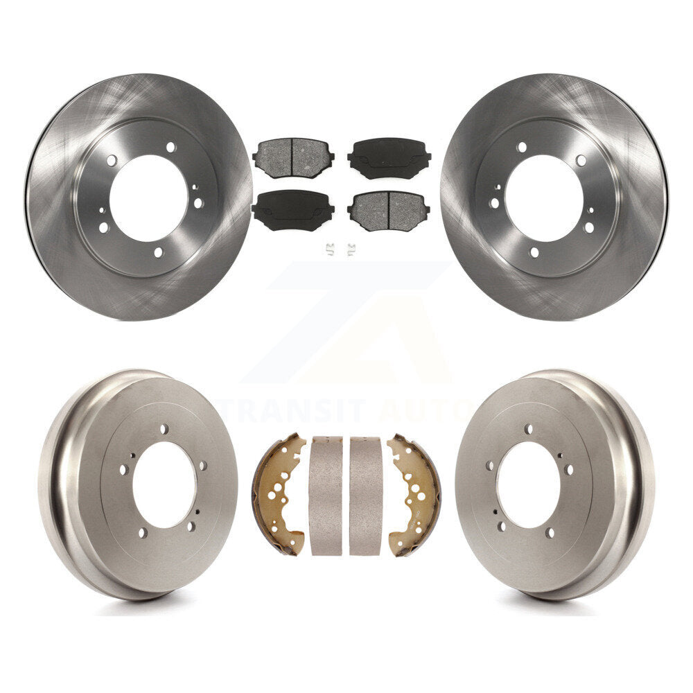 [Avant + Arrière] Kit de Disque et plaquette (semi-métallique) de frein pour Suzuki XL-7 Grand Vitara K8S-103386