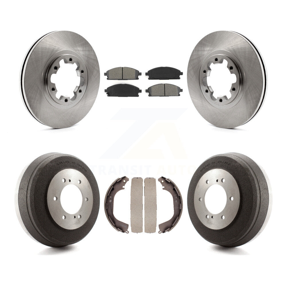 [Avant + Arrière] Kit de Disque et plaquette (semi-métallique) de frein pour Nissan Pathfinder INFINITI QX4 K8S-103394