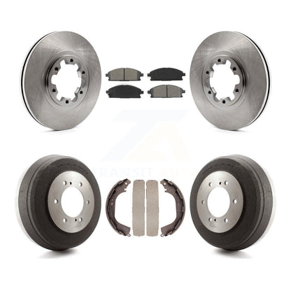 [Avant + Arrière] Kit de Disque et plaquette (semi-métallique) de frein pour Nissan Pathfinder INFINITI QX4 K8S-103394