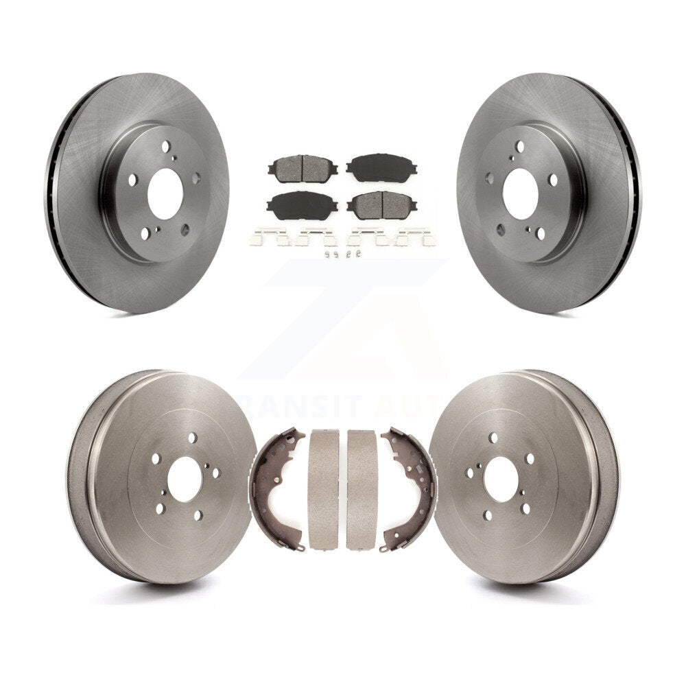 [Avant + Arrière] Kit de Disque et plaquette (semi-métallique) de frein pour 2004-2010 Toyota Sienna K8S-103409