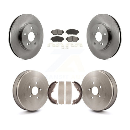 [Avant + Arrière] Kit de Disque et plaquette (semi-métallique) de frein pour 2004-2010 Toyota Sienna K8S-103409
