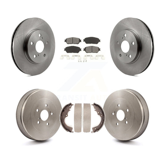 [Avant + Arrière] Kit de Disque et plaquette (semi-métallique) de frein pour 2004-2010 Toyota Sienna K8S-103409