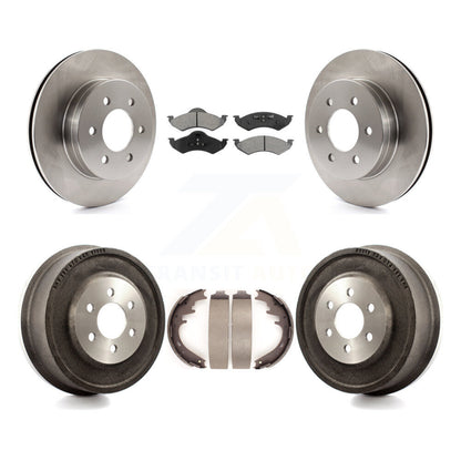 [Avant + Arrière] Kit de Disque et plaquette (semi-métallique) de frein pour 2000-2002 Dodge Dakota Durango K8S-103410