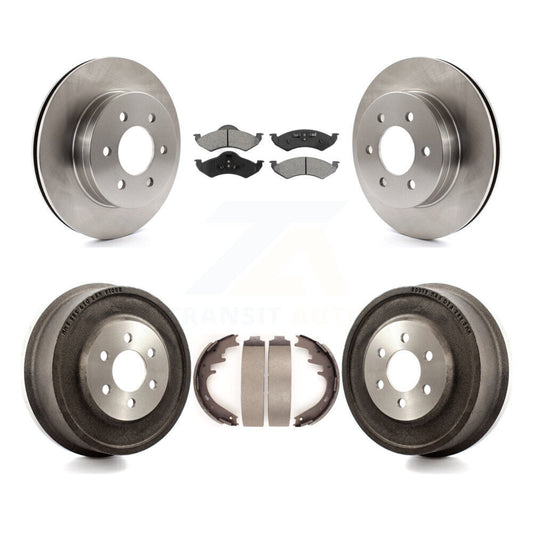 [Avant + Arrière] Kit de Disque et plaquette (semi-métallique) de frein pour 2000-2002 Dodge Dakota Durango K8S-103410