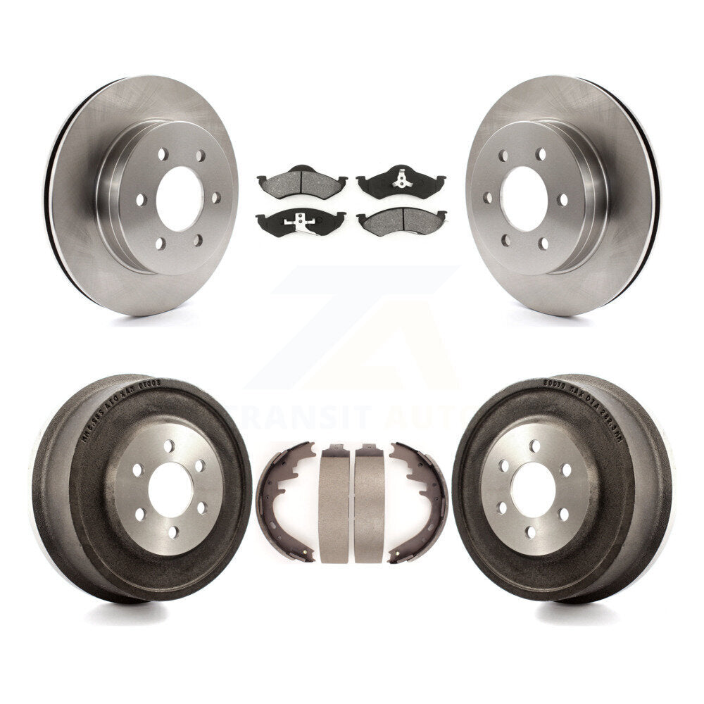 [Avant + Arrière] Kit de Disque et plaquette (semi-métallique) de frein pour 1998-1999 Dodge Durango K8S-103412