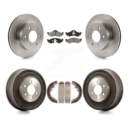 [Avant + Arrière] Kit de Disque et plaquette (semi-métallique) de frein pour 1998-1999 Dodge Durango K8S-103412