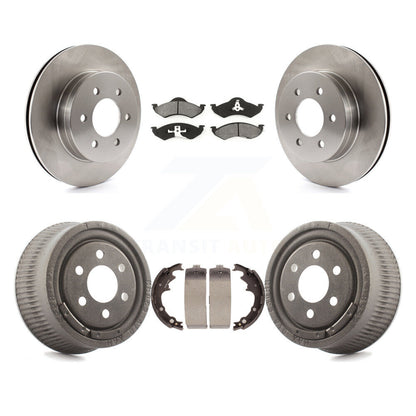 [Avant + Arrière] Kit de Disque et plaquette (semi-métallique) de frein pour 1999 Dodge Dakota avec 9" Diameter K8S-103414