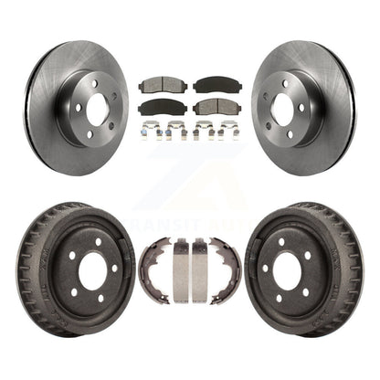 [Avant + Arrière] Kit de Disque et plaquette (semi-métallique) de frein pour Ford Ranger Mazda B4000 avec 9" Diameter K8S-103418