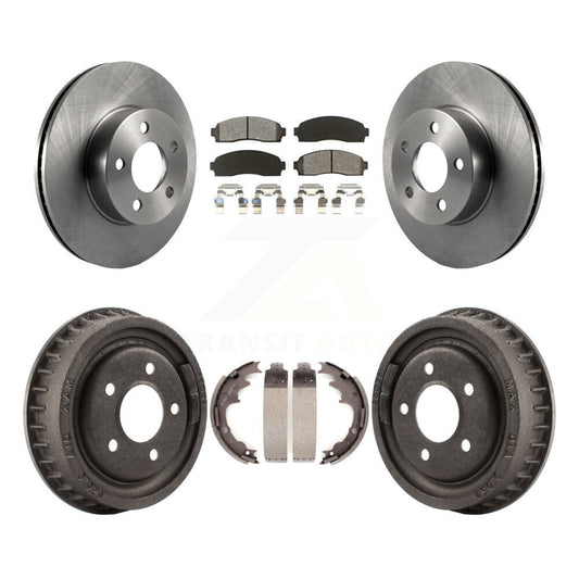 [Avant + Arrière] Kit de Disque et plaquette (semi-métallique) de frein pour Ford Ranger Mazda B4000 avec 9" Diameter K8S-103418