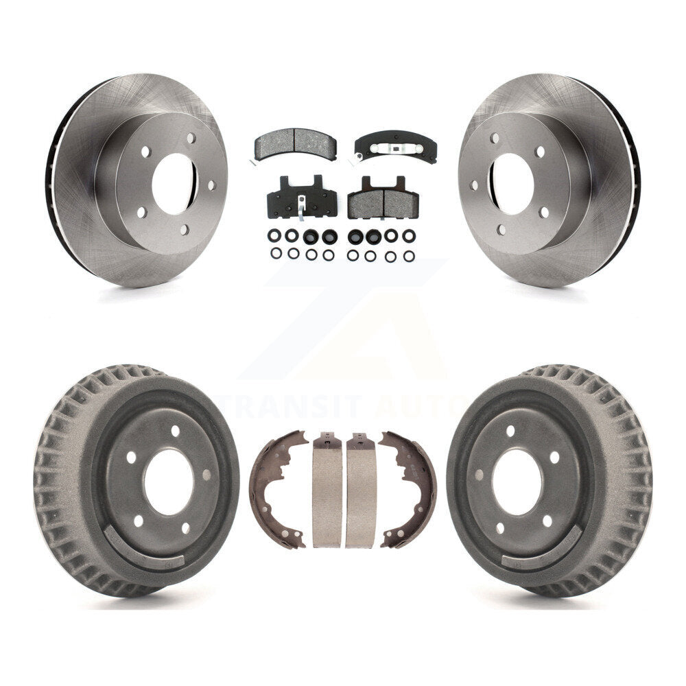 [Avant + Arrière] Kit de Disque et plaquette (semi-métallique) de frein pour 1990-2002 Chevrolet Astro GMC Safari AWD K8S-103419