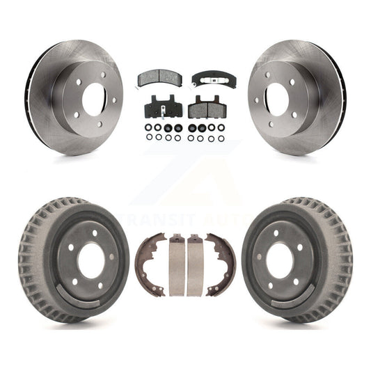 [Avant + Arrière] Kit de Disque et plaquette (semi-métallique) de frein pour 1990-2002 Chevrolet Astro GMC Safari AWD K8S-103419