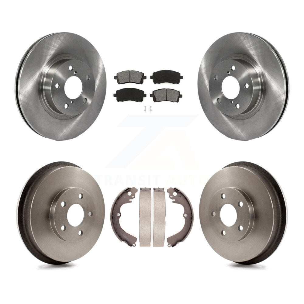 [Avant + Arrière] Kit de Disque et plaquette (semi-métallique) de frein pour 1998-2002 Subaru Forester 4-Wheel ABS K8S-103420