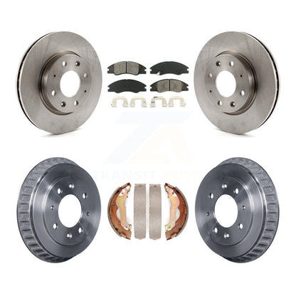 [Avant + Arrière] Kit de Disque et plaquette (semi-métallique) de frein pour 2007-2009 Kia Spectra K8S-103422
