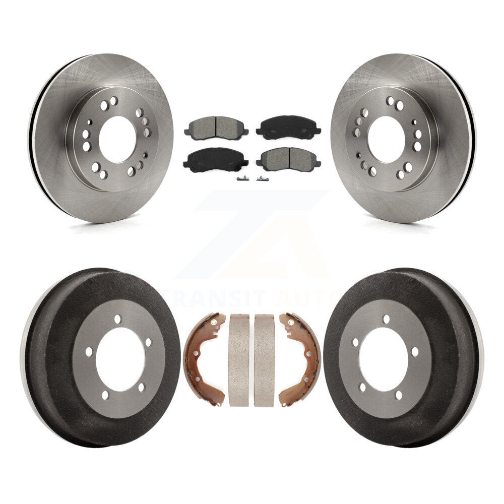 [Avant + Arrière] Kit de Disque et plaquette (semi-métallique) de frein pour 2001 Mitsubishi Eclipse Galant From 06/01 2.4L K8S-103423