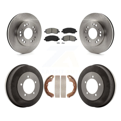 [Avant + Arrière] Kit de Disque et plaquette (semi-métallique) de frein pour 2001 Mitsubishi Eclipse Galant From 06/01 2.4L K8S-103423