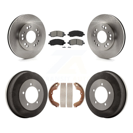 [Avant + Arrière] Kit de Disque et plaquette (semi-métallique) de frein pour 2001 Mitsubishi Eclipse Galant From 06/01 2.4L K8S-103423