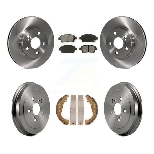 [Avant + Arrière] Kit de Disque et plaquette (semi-métallique) de frein pour 2004-2008 Toyota Prius K8S-103424