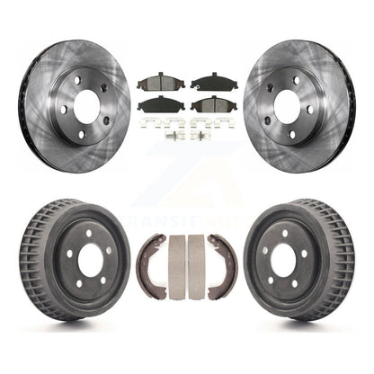[Avant + Arrière] Kit de Disque et plaquette (semi-métallique) de frein pour Chevrolet Pontiac Grand Am Malibu Classic Oldsmobile Alero Cutlass K8S-103426