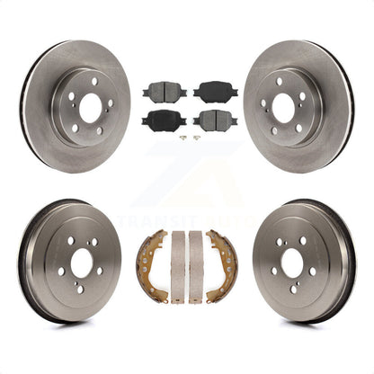 [Avant + Arrière] Kit de Disque et plaquette (semi-métallique) de frein pour 2001 Toyota Celica GT K8S-103431 par Transit Auto